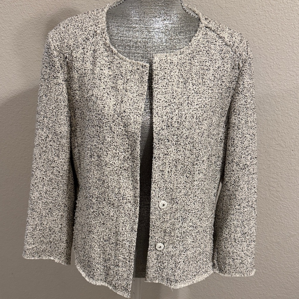LOFT Monochrome Textured Blazer - Picture 8 of 8